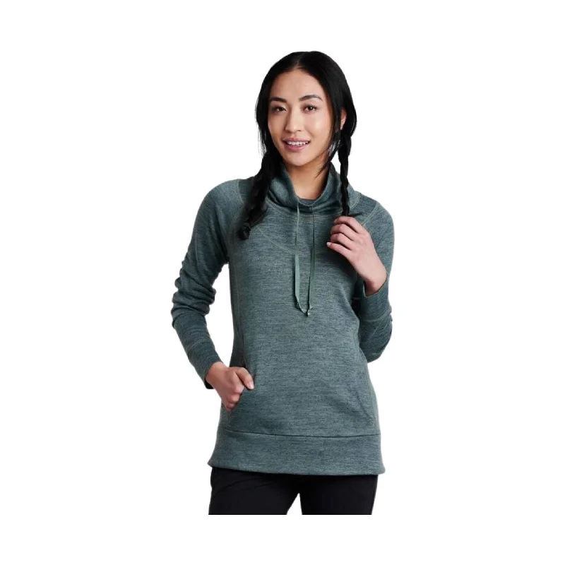 Kuhl Women's Lea Pullover - Evergreen - ONLINE STORE CREDIT/EXCHANGE ONLY Asymmetrical Neck Pullover Kuhl Women's Lea Pullover - Evergreen - ONLINE STORE CREDIT/EXCHANGE ONLY Asymmetrical Neck Pullover