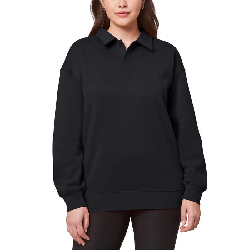 Mondetta Women's Collared Relaxed Fit Soft Fleece Sweatshirt Pullover Top High Neck Pullover Mondetta Women's Collared Relaxed Fit Soft Fleece Sweatshirt Pullover Top High Neck Pullover