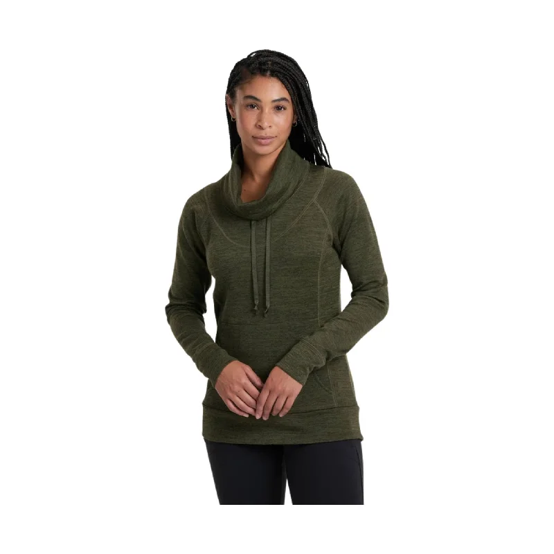 Kuhl Women's Lea Pullover - Dark Moss Tight Sleeve Top