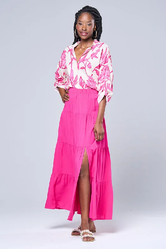 Maxi skirt cashmere skirt fine