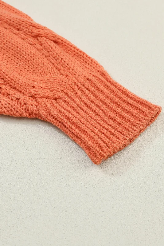 Buttonless Cardigan Notch Collar Peter Pan Collar Cowl Neck