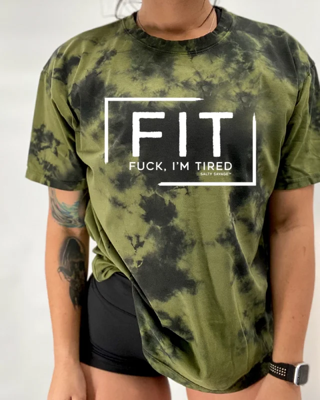 Salty Savage Unisex "FIT" Oversized Tie Dye Crew Tee V-Neck T-Shirt Long Sleeve Cotton Salty Savage Unisex "FIT" Oversized Tie Dye Crew Tee V-Neck T-Shirt Long Sleeve Cotton